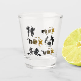 Flex. Hex. Vex. Body Positive & Diverse Witches Schnapsglas