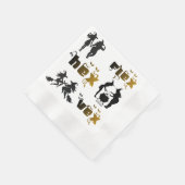 Flex. Hex. Vex. Body Positive & Diverse Witches Serviette (Ecke)