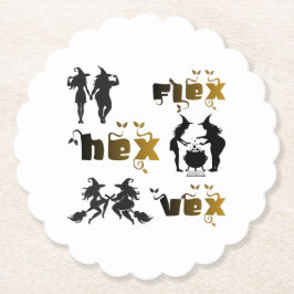 Flex. Hex. Vex. Body Positive & Diverse Witches Untersetzer