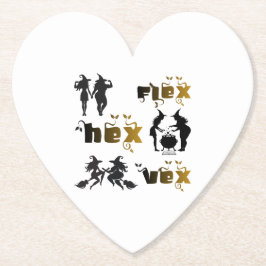 Flex. Hex. Vex. Body Positive & Diverse Witches Untersetzer