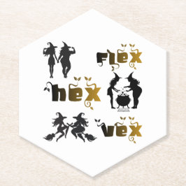 Flex. Hex. Vex. Body Positive & Diverse Witches Untersetzer