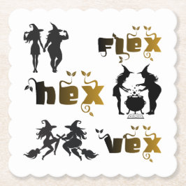 Flex. Hex. Vex. Body Positive & Diverse Witches Untersetzer