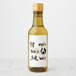 Flex. Hex. Vex. Body Positive & Diverse Witches Weinetikett