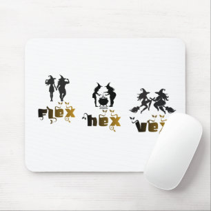 Flex. Hex. Vex. Körperpositiv und diverse Hexen Mousepad