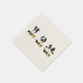 Flex. Hex. Vex. Körperpositiv und diverse Hexen Serviette (Ecke)