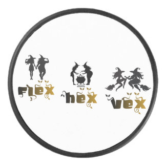Flex. Hex. Vex. Körperpositive und diverse Hexen Eishockey Puck