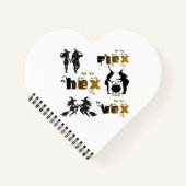Flex. Hex. Vex. Körperpositive und diverse Hexen Notizblock (Vorderseite)