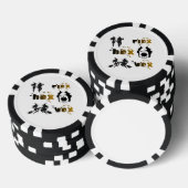 Flex. Hex. Vex. Körperpositive und diverse Hexen Pokerchips (Stapel)