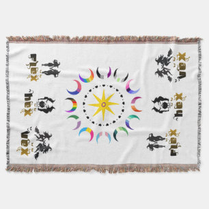 Flex. Hex. Vex. Pagane Altar-Ritual-Gebetstuch Decke