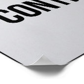 Flex Is Temporary Control Is Permanent Quote Poster (Ecke)