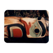 Flex Kühlschrank Totem Pole Alaska Foto entwickelt Magnet (Horizontal)