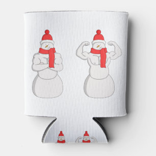 Flex Muscle Snowman Dosenkühler