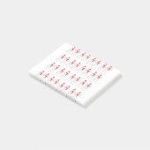 Flex Muscle Snowman Post-it Klebezettel (angewinkelt)