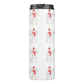Flex Muscle Snowman Thermosbecher (Rückseite)