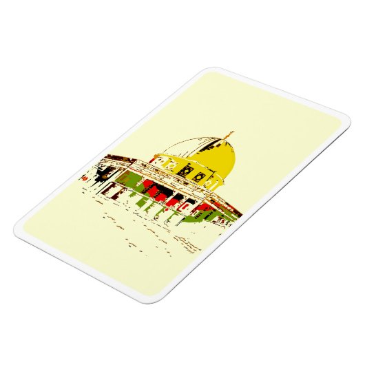 Flex the Glory: Dome of the Rock Flexible Magnet (Linke Seite)