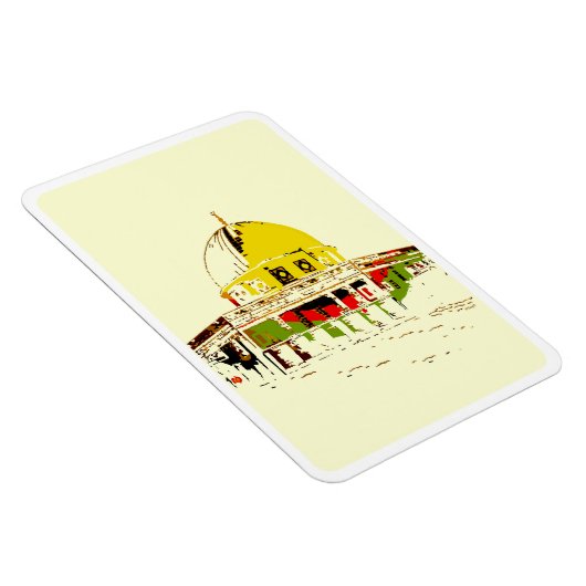 Flex the Glory: Dome of the Rock Flexible Magnet (Rechte Seite)