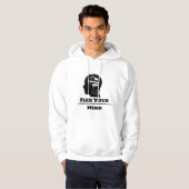 Flex Your Mind Kapuzenpullover Hoodie (Vorne ganz)