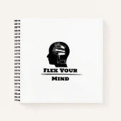 Flex Your Mind Notebook Notizblock (Vorderseite)
