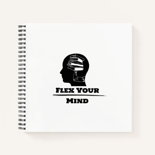 Flex Your Mind Notebook Notizblock (Vorderseite)