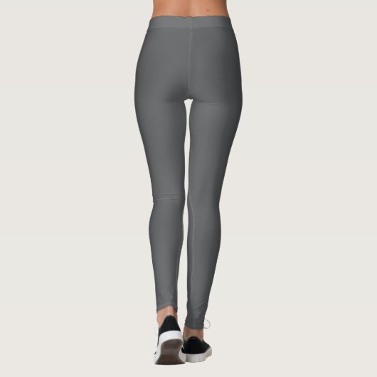 Flex your stärke Gray Leggings (Rückseite)
