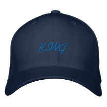 Flexfit Wolle Navy Color King Text