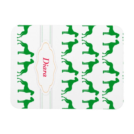 Flexi Magnet Doggenamen (Horizontal)