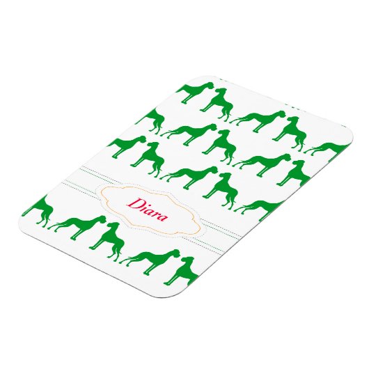 Flexi Magnet Doggenamen (Linke Seite)