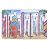 Flexi-Magnet für SURFBOARDS Magnet (Horizontal)