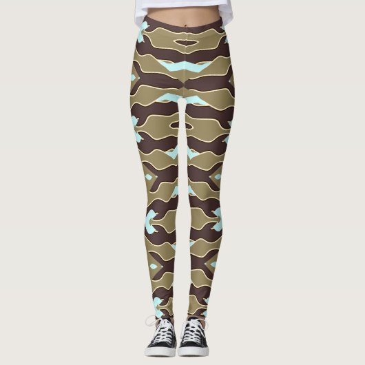 Flexi passt multicolor "Ratti_Creative_Arts" Leggi Leggings (Vorderseite)