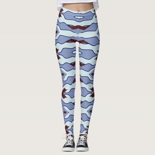 Flexi passt multicolor "Ratti_Creative_Arts" Leggi Leggings (Vorderseite)