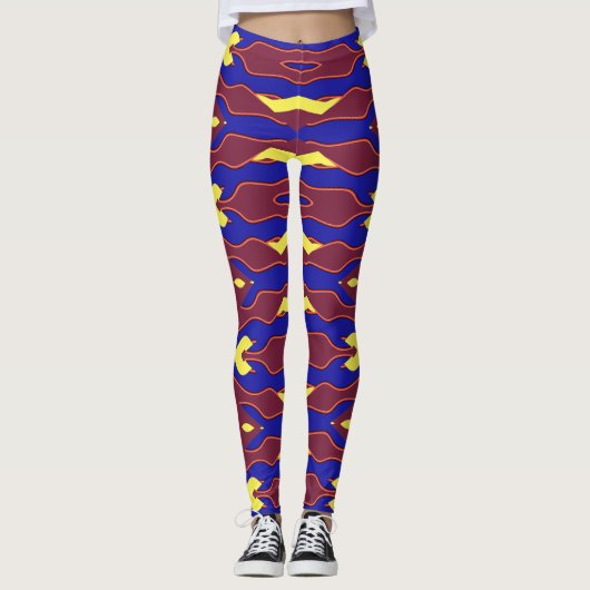 Flexi passt multicolor "Ratti_Creative_Arts" Leggi Leggings (Vorderseite)