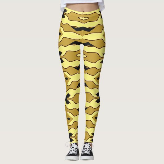 Flexi passt multicolor "Ratti_Creative_Arts" Leggi Leggings (Vorderseite)
