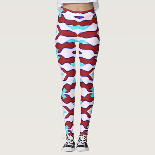 Flexi passt multicolor "Ratti_Creative_Arts" Leggi Leggings (Vorderseite)