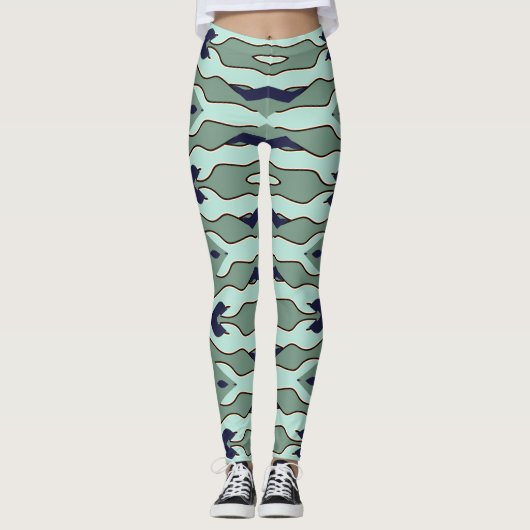 Flexi passt multicolor "Ratti_Creative_Arts" Leggi Leggings (Vorderseite)