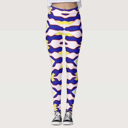 Flexi passt multicolor "Ratti_Creative_Arts" Leggi Leggings (Vorderseite)