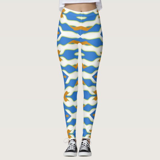 Flexi passt multicolor "Ratti_Creative_Arts" Leggi Leggings (Vorderseite)