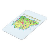 Flexible Camino Map Magnet (Linke Seite)