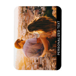 Flexible Darstellung von Foto und Text Magnet