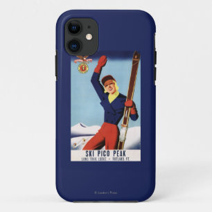 Flexible Flyer Pin-Up Skifahrerin Case-Mate iPhone Hülle