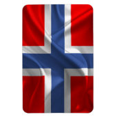 Flexible Foto-Magnet #Norwegische Flagge Magnet (Vertikal)