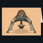 Flexible Giraffe<br><div class="desc">Hintergrundfarbe kann geändert werden - IHN EINSTELLEN - BEARBEITEN - HINTERGRUND hübsches akrobatisches Tier,  muss eine Wirbelsäule aus Pudding haben - versuchen,  die Welt aus einem anderen Blickwinkel zu sehen oder einfach nur herumzutäuschen</div>