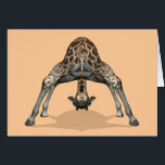 Flexible Giraffe<br><div class="desc">Hintergrundfarbe kann geändert werden - IHN EINSTELLEN - BEARBEITEN - HINTERGRUND hübsches akrobatisches Tier,  muss eine Wirbelsäule aus Pudding haben - versuchen,  die Welt aus einem anderen Blickwinkel zu sehen oder einfach nur herumzutäuschen</div>