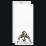 Flexible Giraffe<br><div class="desc">sehr lustiges Tier,  das durch seine Beine rückwärts schaut - etwas,  das man nicht oft in Wirklichkeit sieht</div>