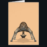 Flexible Giraffe<br><div class="desc">Hintergrundfarbe kann geändert werden - IHN EINSTELLEN - BEARBEITEN - HINTERGRUND hübsches akrobatisches Tier,  muss eine Wirbelsäule aus Pudding haben - versuchen,  die Welt aus einem anderen Blickwinkel zu sehen oder einfach nur herumzutäuschen</div>