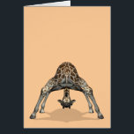 Flexible Giraffe<br><div class="desc">Hintergrundfarbe kann geändert werden - IHN EINSTELLEN - BEARBEITEN - HINTERGRUND hübsches akrobatisches Tier,  muss eine Wirbelsäule aus Pudding haben - versuchen,  die Welt aus einem anderen Blickwinkel zu sehen oder einfach nur herumzutäuschen</div>
