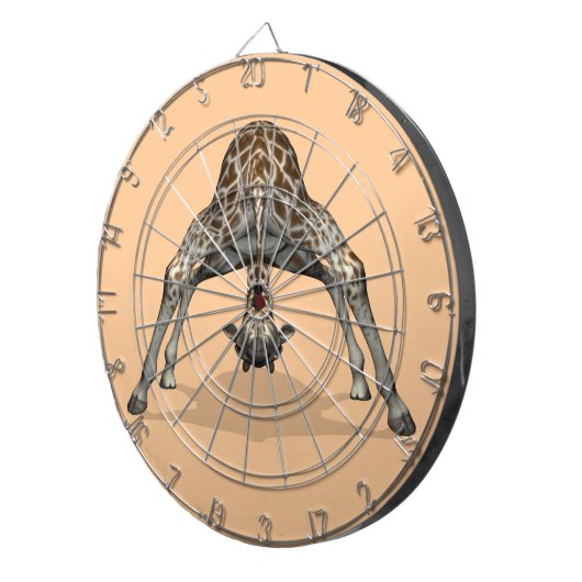 Flexible Giraffe Dartscheibe (Vorderseite rechts)