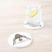 Flexible Giraffe Getränkeuntersetzer (Seite)