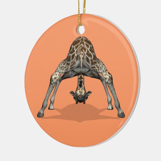Flexible Giraffe Keramik Ornament (Links)