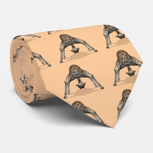 Flexible Giraffe Krawatte (Gerollt)