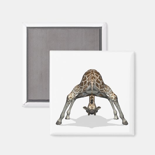 Flexible Giraffe Magnet (Vorderseite/Rückseite)